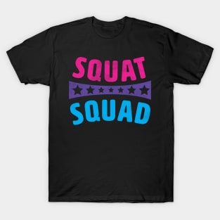 Squat Squad Gym Life Design T-Shirt